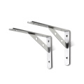 Chinese factory low price custom 90 degree counter top wall mount angle bracket